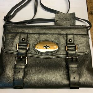 Danier Leather Crossbody Buckle Bag